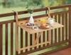 WENKO Bambus Balkon-Klapptisch Mod. Waikiki, zum Einhängen Produktbild-Vorschau 8