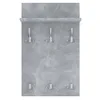 AKKE Betonový šatní panel MIDI - ALU háčky ŠxV: 50x90 cm Náhled obrázku produktu 2