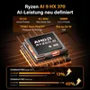 A marketing image showcasing the AMD Ryzen AI 9 HX 370 processor with performance benchmarks. Produktbild-Vorschau