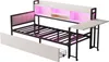okwish Jugendbett 90x200 Eisenbett ohne Matratze,Schlafsofa Produktbild-Vorschau 8