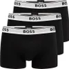 Herren Boxershorts Schwarz Dreierpack mit Elastischem Bund Produktbild-Vorschau 3