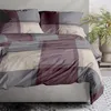 Irisette Mako-Satin Bettwäsche Wave 8672 mauve 155x220 cm + Produktbild-Vorschau 3