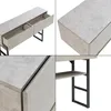 Collage of four close-up shots of a modern console table. Anteprima dell’immagine prodotto