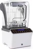 A white and gray blender with a clear pitcher sits on a white surface. Anteprima dell’immagine prodotto