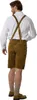Kurze Lederhose Jakob - olivbraun, 56 Produktbild-Vorschau 3