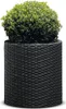 Keter Blumentopf, rund, Durchmesser 43,7 cm, anthrazit, Produktbild-Vorschau 2