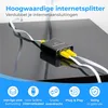 Nuvance - Internet Splitter - 2 Poorten - Netwerk Switch - Productafbeelding-voorbeeld 4