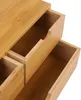 Organizer na biurko z 3 szufladami bambusowy 33x19x16cm Podgląd zdjęcia produktu 11