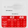 Target K-Flex Flightsystem Nr.2 33 mm medium white Anteprima dell’immagine prodotto 8