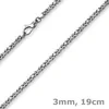 3mm-Königsarmband-aus-750-Weißgold-19cm Produktbild-Vorschau