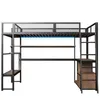 Flieks Etagenbett Metallbett 140x200cm, Hochbett mit Led Produktbild-Vorschau 8