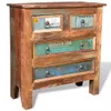 vidaXL Commode avec 4 tiroirs en vieux bois Voir les images du produit 12