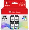 4er Patronen für Canon 575 576 PG-575 XL CL-576 XL Pixma Produktbild-Vorschau 1