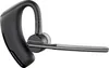 A black Plantronics Voyager Legend Bluetooth headset is shown in profile against a white background. Podgląd zdjęcia produktu