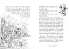 An illustration from a book showing a house and a fox, with text on both pages. Produktbild-Vorschau