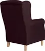 Max Winzer Ohrenbackensessel Lorris - Flachgewebe burgund - Produktbild-Vorschau 5