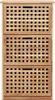 A front view of a wooden shoe cabinet with three drawers. Náhľad obrázku produktu