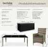 tectake® Aluminium Rattan Sitzgruppe Menorca wetterfest und Produktbild-Vorschau 5