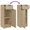 vidaXL Szafka łazienkowa dąb sonoma 32x33,5x90 cm materiał Podgląd zdjęcia produktu 9