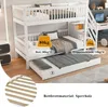 Letto a castello Sweiko con letto estraibile, lettino con Anteprima dell’immagine prodotto 7