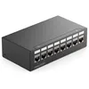 deleyCON 8 Port Patchpanel Set Patchfeld Verteilerfeld 1HE Produktbild-Vorschau 2
