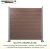 Woodstore24 - WPC Sichtschutzzaun - braun – 5 x Zaun & 6 x Produktbild-Vorschau 3