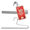 MAWA Hosenbügel, 10er-Set, rutschfest, 35 cm, Silber, für Produktbild-Vorschau 1