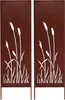 4x Sichtschutz Metall - 160 cm x 50 cm - Edelrost - Produktbild-Vorschau 2