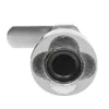 A close-up, studio shot of a silver fingerprint lock against a white background. Podgląd zdjęcia produktu