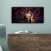MuchoWow® - Leinwandbilder - Frau - Blumen - Henna - Produktbild-Vorschau 4