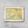 Poster - Canvas - Leinwand - 59,4 cm x 42 cm - Alte Karte Produktbild-Vorschau 1
