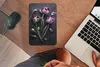 MuchoWow® Mauspad Mousepad Tulpen - Lila - Blätter 18x27 cm Produktbild-Vorschau 3