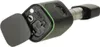 Close-up view of the battery compartment and USB-C port of a black electronic device with green accents. Podgląd zdjęcia produktu