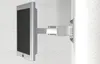 A silver flat-screen television mounted on a wall bracket. Náhled obrázku produktu