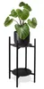 A potted plant on a black metal stand against a white background. Podgląd zdjęcia produktu