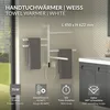 Scaldasalviette elettrico LuxeBath 450x622 mm con 5 bracci Anteprima dell’immagine prodotto 2