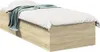 vidaXL Postel Sonoma Dub 90x190 cm výrobek ze dřeva Náhled obrázku produktu 2