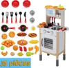 SPIELWERK® Dinette en bois Accessoires en bois 35pcs Four Voir les images du produit 5