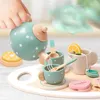Holz Tee Set für Kinder Kaffeeservice Spielzeug mit Etagere Produktbild-Vorschau 3