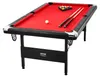 VEVOR Billardtisch, 192 cm Pooltisch, tragbarer faltbarer Produktbild-Vorschau 1