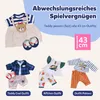 BABY born Bär mit blauen Strampler, Teddybär Kuscheltier Produktbild-Vorschau 6