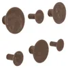 Libaro Wandhaken braun marmoriert 6er Set, 3 kleine und 3 Produktbild-Vorschau 7