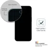 A close-up of a phone screen protector with marketing text and icons. Produktbild-Vorschau