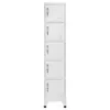 vidaXL Armoire à casiers gris clair 38x40x180 cm Acier Voir les images du produit 1