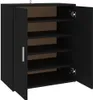 vidaXL Scarpiera nera 60x35x70 cm Materiale a base di legno Anteprima dell’immagine prodotto 1