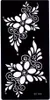 Henna Tattoo Schablone Airbrush Stencil Blume Produktbild-Vorschau 2