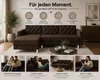 Elegantes Ecksofa Lux mit Schlaffunktion und Bettkasten Produktbild-Vorschau 3