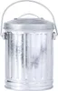 Ashtray Garbage With cap Galvanized metal 14.5cm Produktbild-Vorschau 1