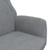 vidaXL Fauteuil relax gris clair Tissu Voir les images du produit 6
