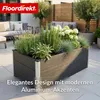 Floordirekt Hochbeet Paros WPC Garten Hochbeet anthrazit Produktbild-Vorschau 5